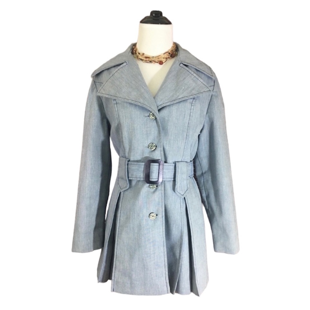 Vintage Peacoat  Size Medium Belted ILGWU